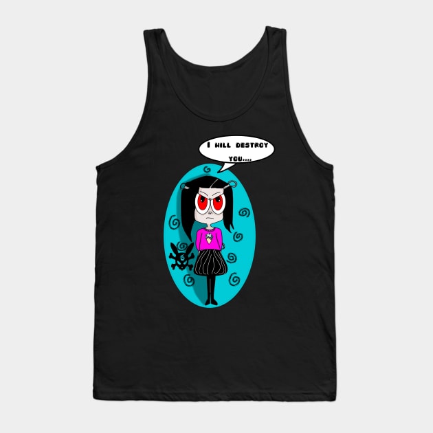 Little evil Tank Top by Made By Creatures